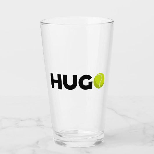 Hugo Tennis Glas (Voorkant)