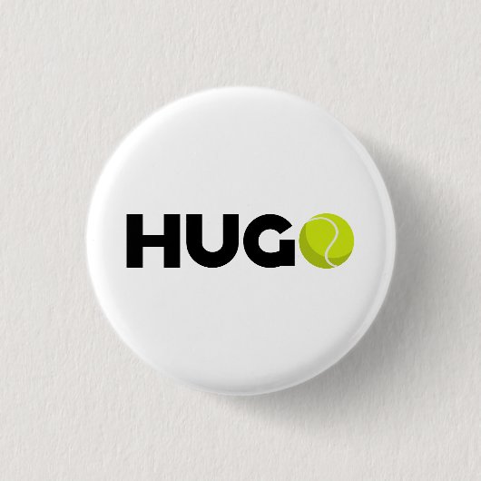 Hugo Tennis Ronde Button 3,2 Cm (Voorkant)