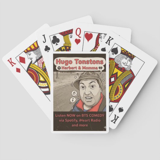 Hugo Tonstons, Herbert & Moeder Pokerkaarten (Achterkant)