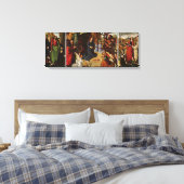 Hugo van der Goes - Portinari-Altaar Overzicht Canvas Afdruk (Insitu (Slaapkamer))