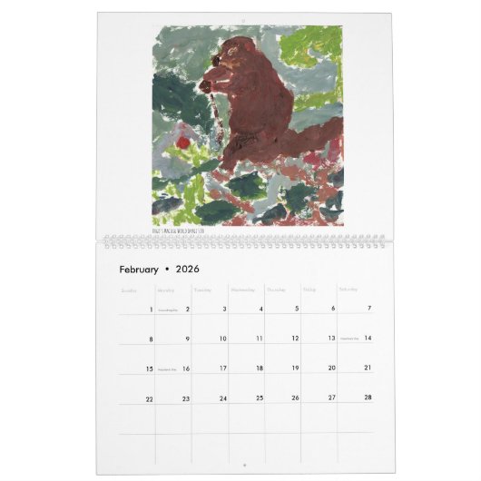 Hugo's Magical World 2019 Calendar Kalender (Feb 2026)