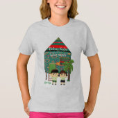 Hugot line "Laro tayo", Bahay Kubo, Filipijnen T-shirt (Voorkant)
