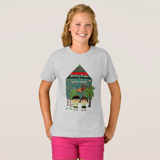 Hugot line "Laro tayo", Bahay Kubo, Filipijnen T-shirt (Voorkant volledig)