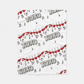 Hugs and Kisses Fleece Blanket Deken (Voorkant)