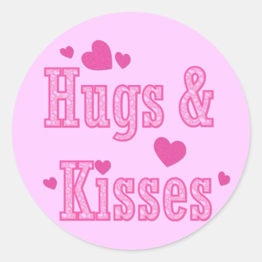 Hugs and Kisses Stickers (Voorkant)