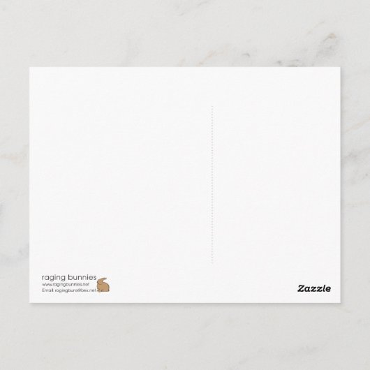 HUGS! BRIEFKAART (Achterkant)