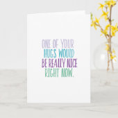 Hugs Direct Now Card Kaart (Gele Bloem)