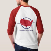 Hugs en High5s US Tour — ¾ Sleeve T-Shirt (Achterkant)