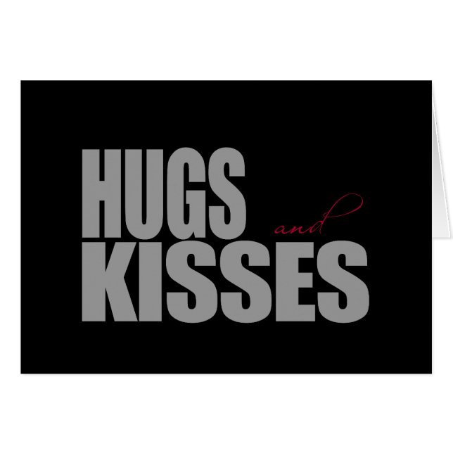 Hugs en Kisses (Voorkant Horizontaal)