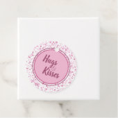 Hugs en Kisses Bedankjes Labels (In situ)