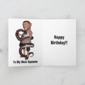 Hugs en Kisses Birthday Kaart (Binnen)