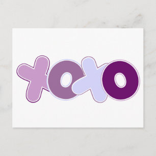 Hugs en Kisses Briefkaart