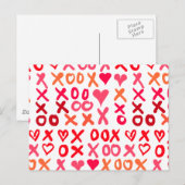 Hugs en Kisses Briefkaart (Voorkant / Achterkant)