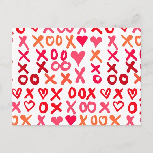 Hugs en Kisses Briefkaart (Voorkant)