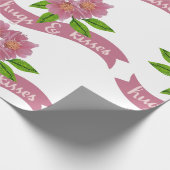 Hugs- en kisses-cadeaupapier cadeaupapier (Hoek)