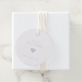 Hugs en Kisses Cute Silver Foil Baby shower Bedankjes Labels (Met doos)