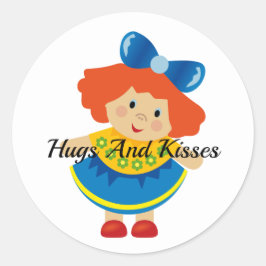 Hugs en Kisses Doll Sticker
