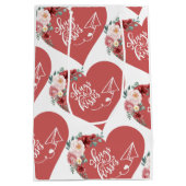 Hugs en Kisses Heart Medium Cadeauzakje (Achterkant)