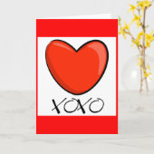 Hugs en Kisses Kaart (Gele Bloem)