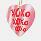 Hugs en Kisses Keramisch Ornament (Links)