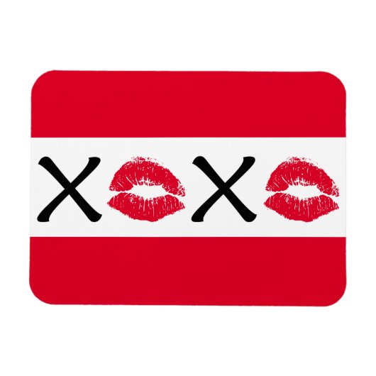 Hugs en Kisses Magneet (Horizontaal)