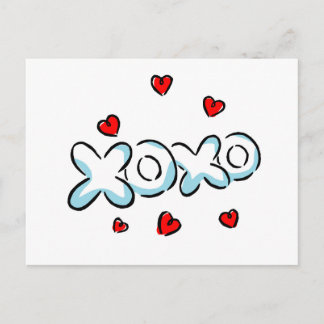 Hugs en Kisses Merchandise Briefkaart