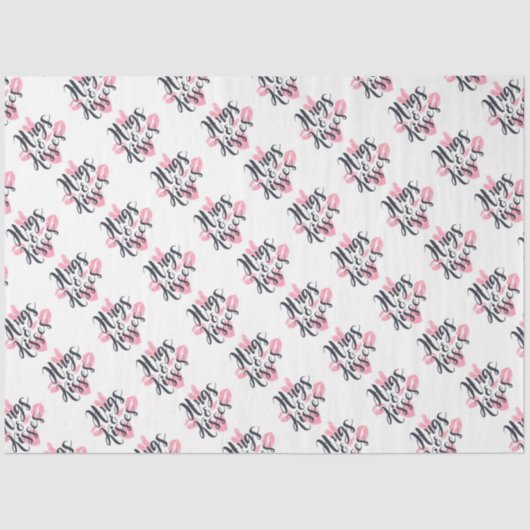 Hugs en Kisses met papier voor kunstweefsel (Voorkant)