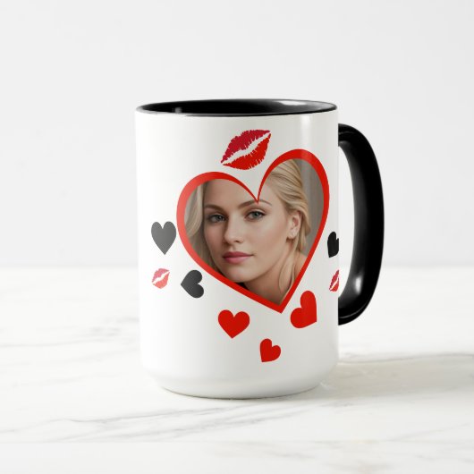 Hugs en Kisses Mok (Voorkant rechts)