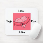 Hugs en Kisses - mousepad Muismat (Met muis)