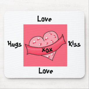 Hugs en Kisses - mousepad Muismat