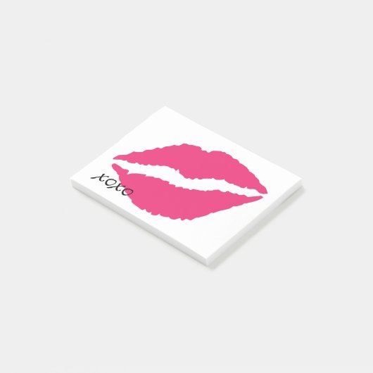 Hugs en Kisses Post-its Post-it® Notes (Schuin)