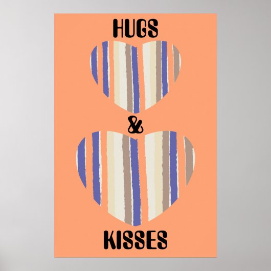 Hugs en Kisses Poster (Voorkant)