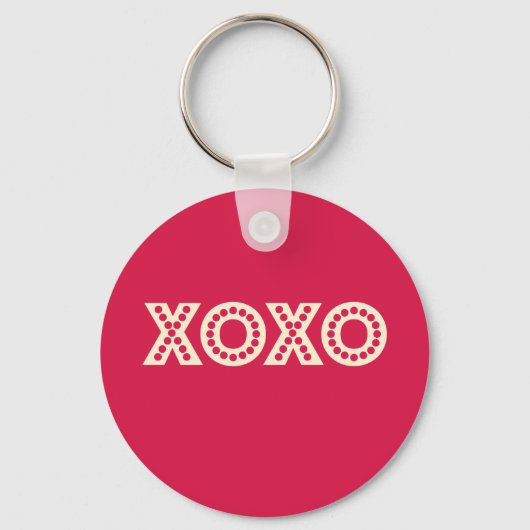 Hugs en Kisses Sleutelhanger (Voorkant)