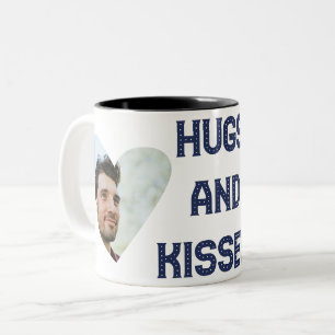 Hugs en Kisses Tweekleurige Koffiemok
