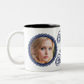 Hugs en Kisses Tweekleurige Koffiemok (Links)