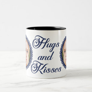 Hugs en Kisses Tweekleurige Koffiemok