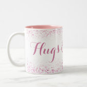 Hugs en Kisses Tweekleurige Koffiemok (Links)