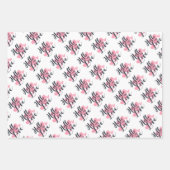 Hugs en Kisses Typografie Inpakpapier Vel (Voorkant)