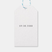 Hugs en Kisses uit onze kleine Misses, New Baby Cadeaulabel (Achterkant)