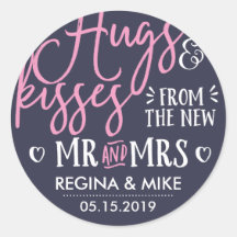 Hugs en Kisses van de nieuwe Mr en Mrs.