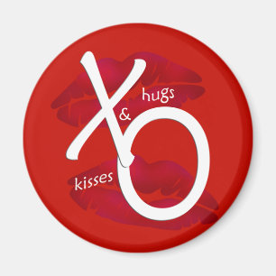 Hugs en Kisses XO Kiss Magnet