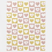 Hugs en kussen fleece deken (Voorkant)