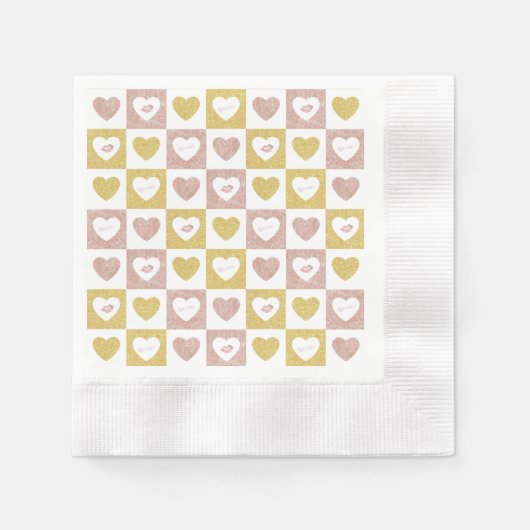 Hugs en kussen servet (Voorkant)