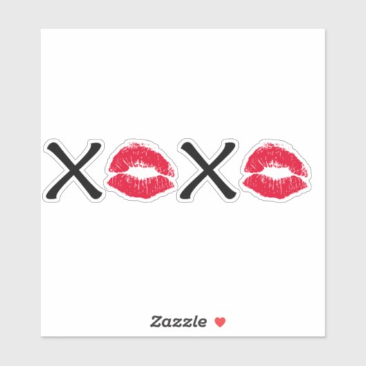 Hugs en kussen sticker (Vel)