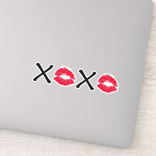 Hugs en kussen sticker (Detail)