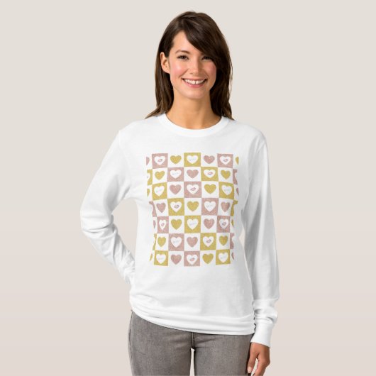 Hugs en kussen t-shirt (Voorkant volledig)