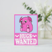 Hugs Gezochte Briefkaart (Staand voorkant)