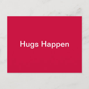 Hugs Happen Briefkaart