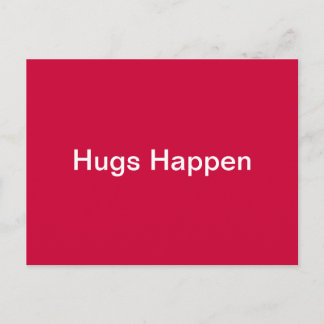 Hugs Happen Briefkaart