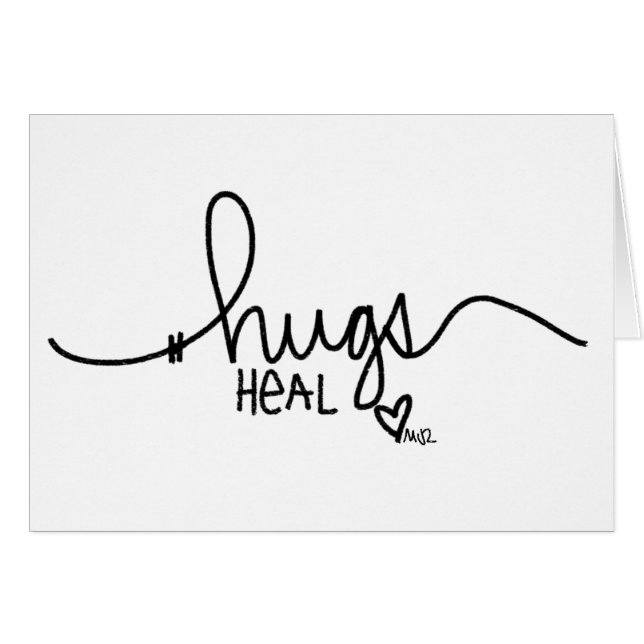Hugs Heal Card (Voorkant Horizontaal)